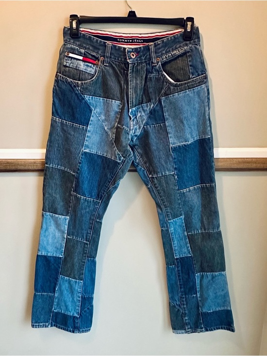 Tommy Hilfiger Other - Vintage Y2K Tommy Hilfiger Patchwork Bootcut Jeans